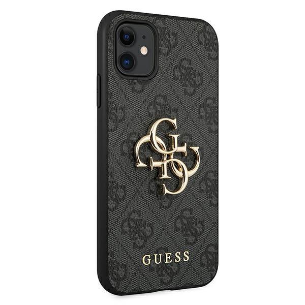 Guess Guhcn614Gmggr Iphone 11 6,1/ Xr Szary/Grey Hardcase 4G Duże Metalowe Logo