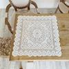 Lace Tablecloth Vintage French Minimalist Romantic Artistic Round Table Cover Picnic Table Mat Dining Table Cloth