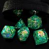Прозрачный набор кубиков из смолы DND Dungeons & Dragons D20 Ктулху Многогранник Кубики COC Игровой набор для ведущего настольной игры