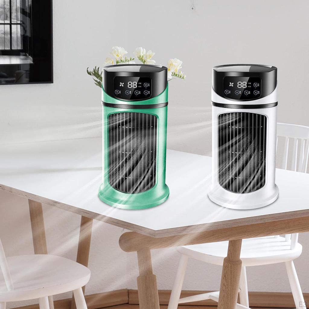 Portable Air Conditioner Adjustable Personal USB Evaporative Cooling Six-fold Water Fan