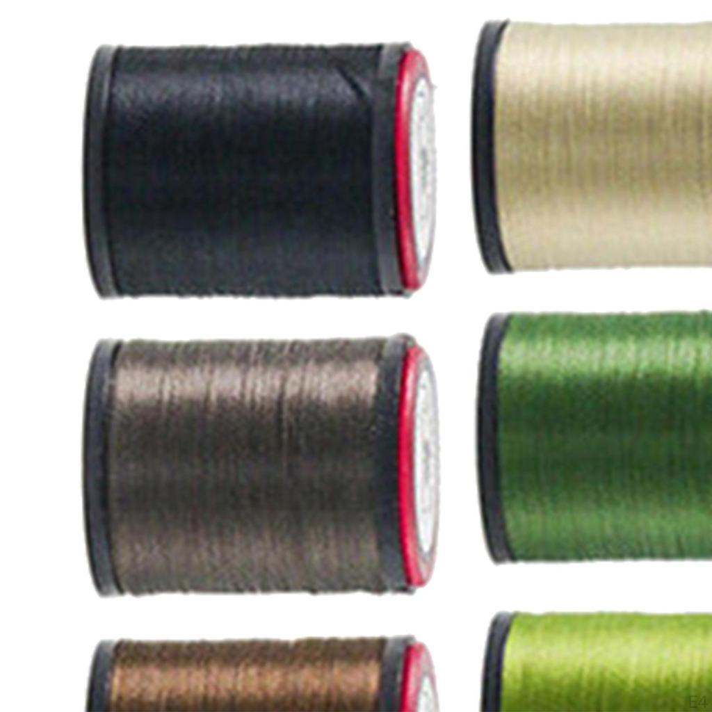 120 денье Монтажная нить Слегка вощеная Многоволоконная Пряжа Материалы