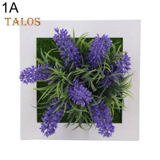 3D Artificial Flower Plant Wall Sticker Frame Living Room Wedding Party Live City Fashion Home Decor
