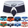 Мужские трусы-боксеры, плавки, шорты с выпуклой сумкой и пряжкой, нижнее белье, трусики