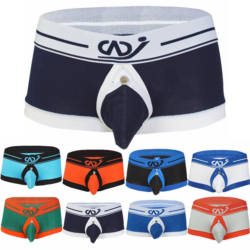 Мужские трусы-боксеры, плавки, шорты с выпуклой сумкой и пряжкой, нижнее белье, трусики