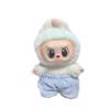 Подвеска-игрушка Labubu 17 см для одежды и Комбинезон с мишкой Lina 15 см