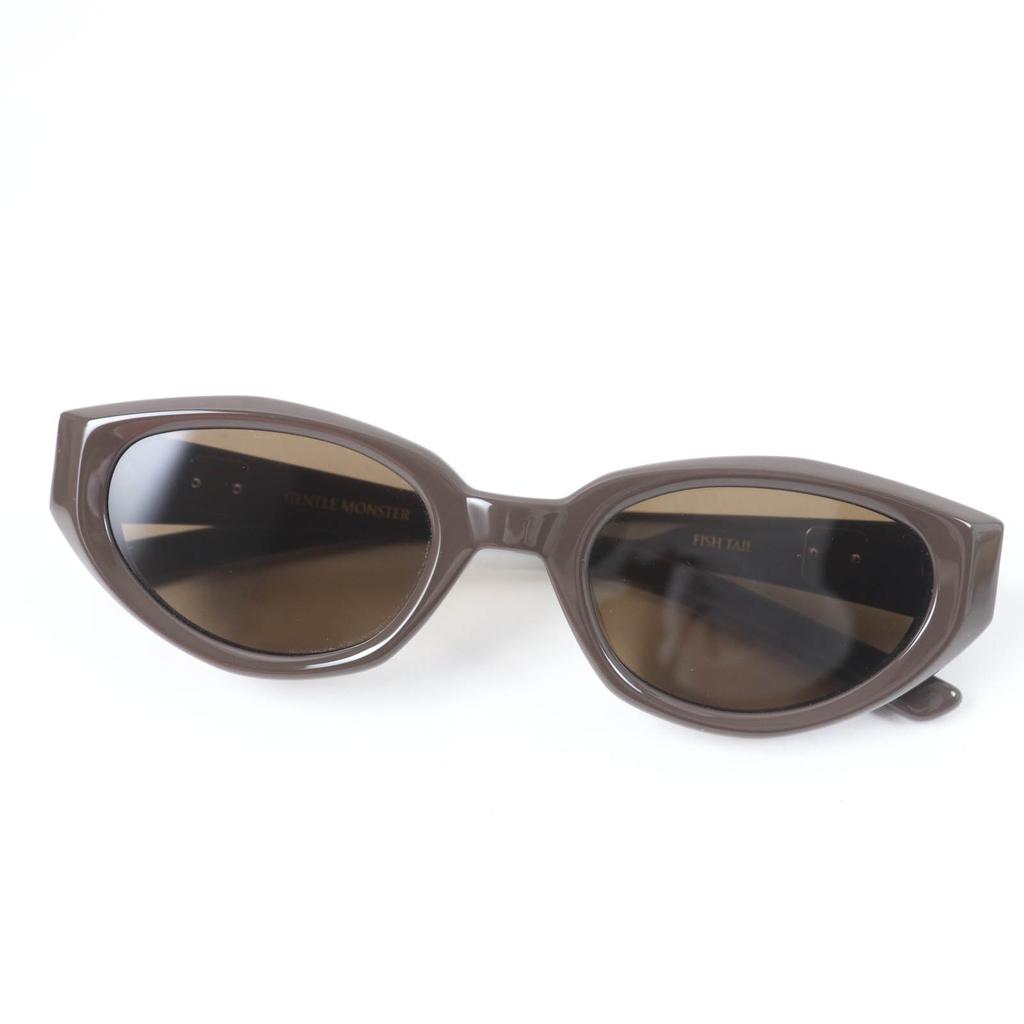 Excellent GENTLE MONSTER sunglasses Jennie-Fish Tail BR3 Jenny collaboration Used