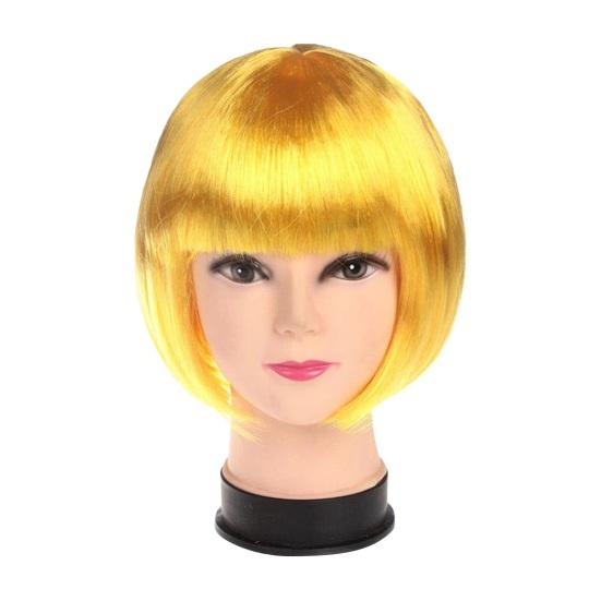 Женский красочный короткий прямой парик с челкой, натуральный термостойкий костюм для вечеринок, косплей для девочек, Бобо, синтетические волосы