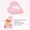Heart Shaped Face Cleaning Sponge Exfoliating Makeup Removal Face Washing Pads Face Puff