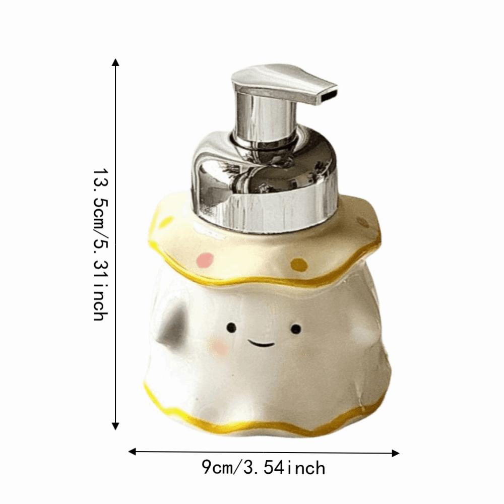Separately Bottled Ceramic Soap Dispenser 200ML Hand Wash Bubbler Hotel Household