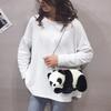 Cartoon Plush Doll Bag, Cute Panda Chain Messenger Bag, Student Ugly Cute Shoulder Bag.