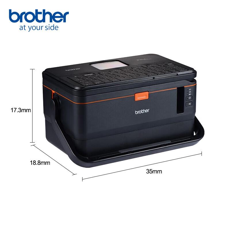 Brother PT-E800TK Industrial Thermal Transfer Label & Tube Marker CN plug (adapter included)