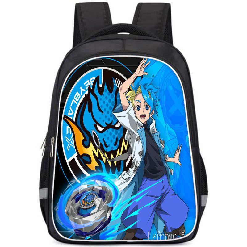 Школьный рюкзак Beyblade X Просторное отделение Унисекс сумка для повседневного использования