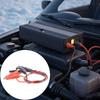 Зарядный провод SAE на зажим типа "крокодил", 14 AWG, 3,3 фута, конструкция из АБС-пластика, шнур питания, подходит для кемпинга и аварийного питания