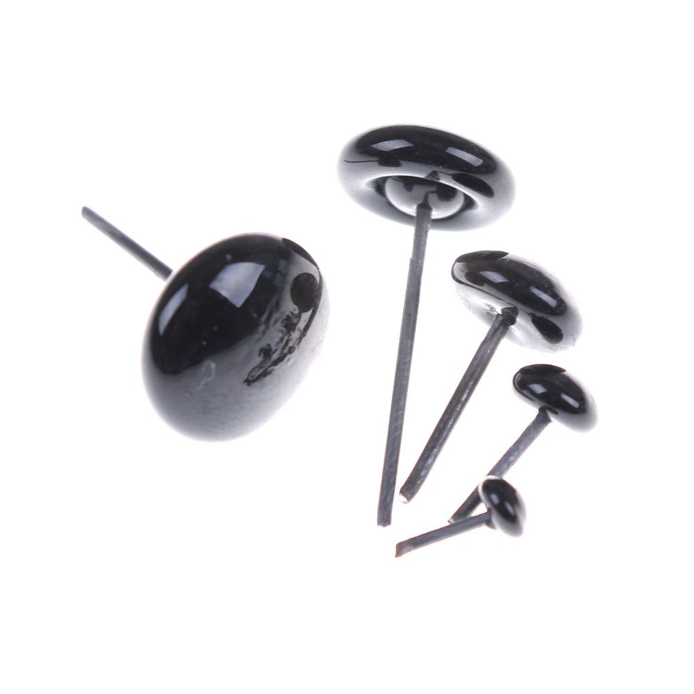 100 шт./компл. аксессуары для куклы сплюснутые принадлежности DIY ремесла стеклянные глаза плюшевая игрушка безопасный глаз