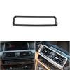 Car Styling Interior Center Console Air Condition Air Vent Outlet Frame Cover Decor Trim For BMW 5 Series F10 F18 2011