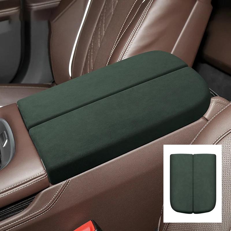 Car Accessories For BMW 7 Series G11 G12 2016 2017 2018     Alcan tara Console Central Armrest Lid Box Cover