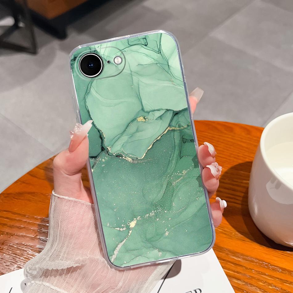 For iPhone 17E Case Gradient Color Transparent Shockproof Phone Housing For iPhone17E/iPhone SE 2026 Soft Slim Back Cover Fundas