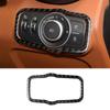 Car Headlight Switch Panel Decoration Decal Cover Trim Sticker for Alfa Romeo Giulia 2017- Carbon Fiber Auto Accessories