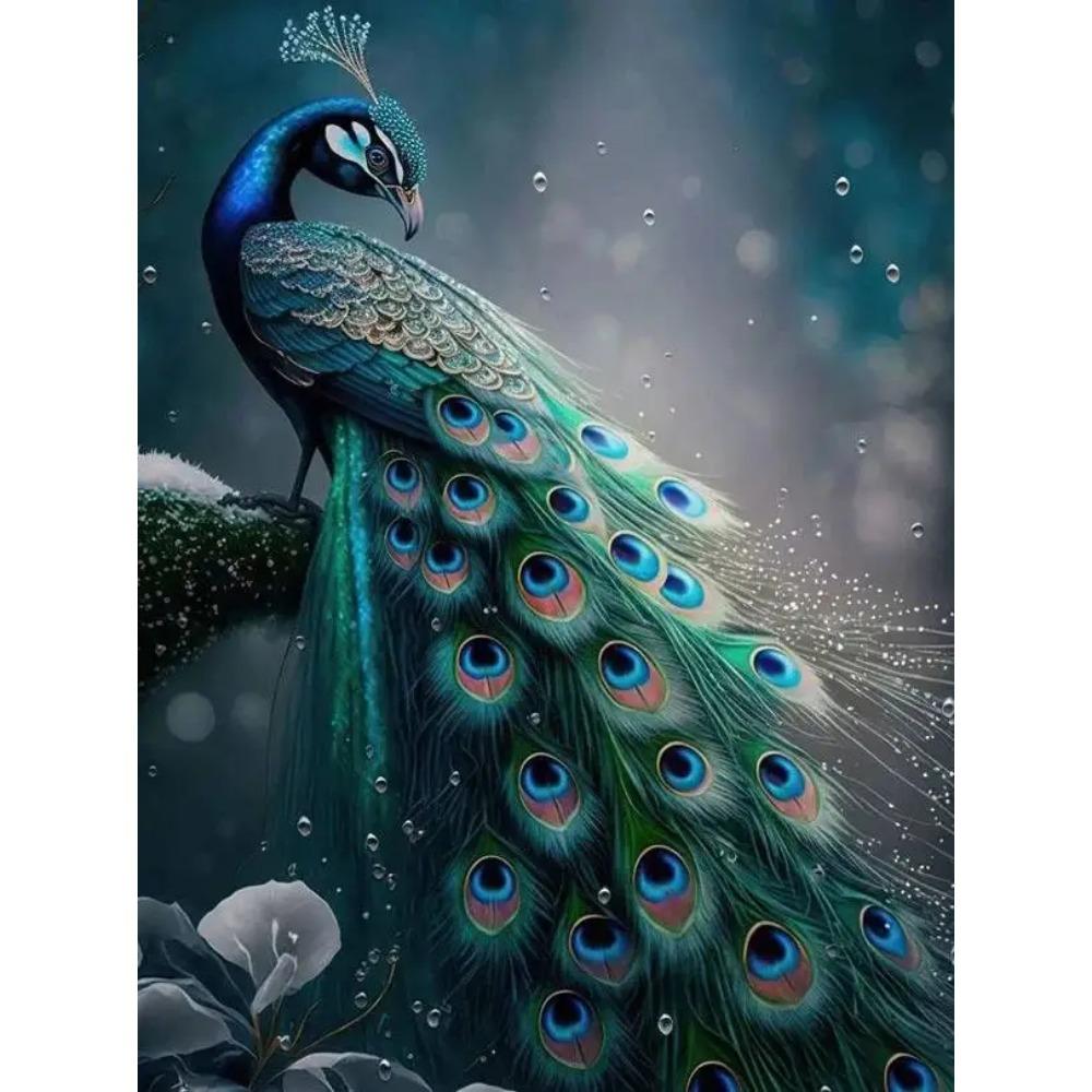 DIY полная круглая алмазная живопись вышивка крестиком 3D художественный стиль домашняя сцена животное декоративная алмазная живопись 5d алмазная живопись