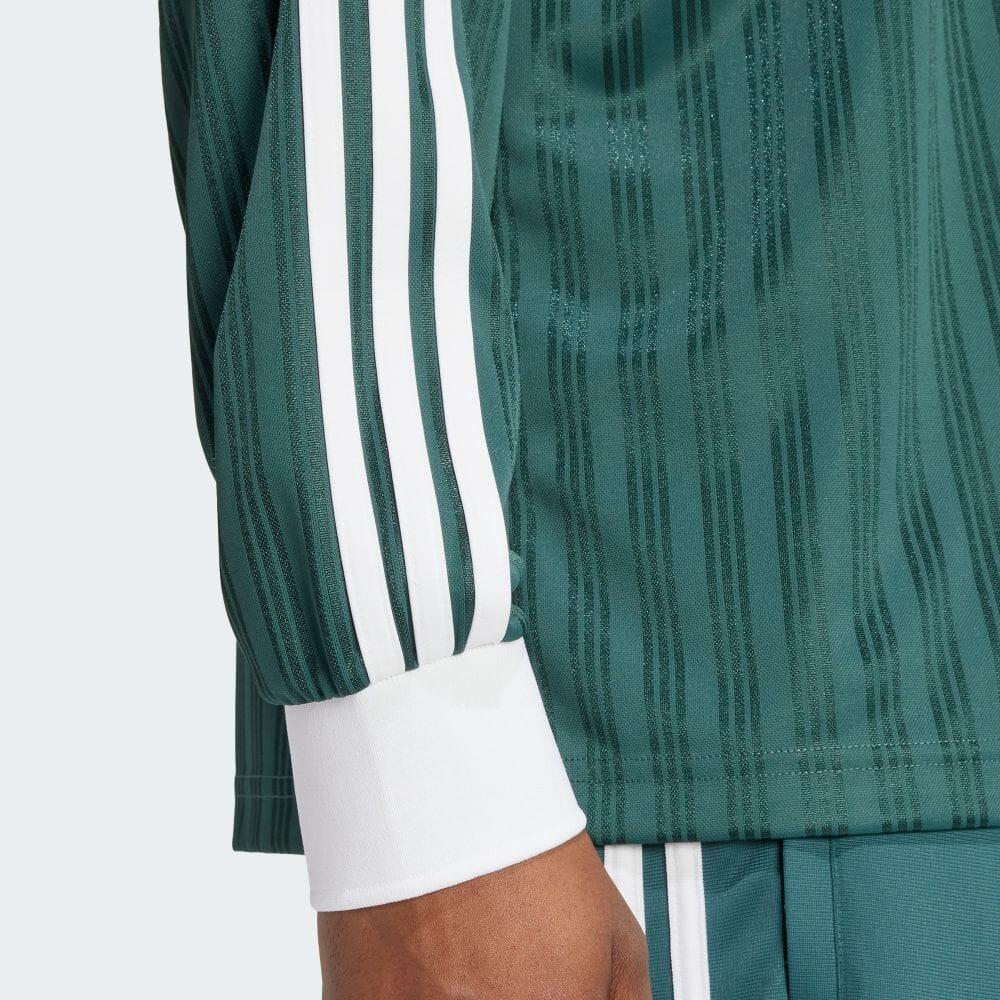 adidas Оригинальная мужская футболка ADICOLOR PIQUE Цвет: Минерально-зеленый IZ2446