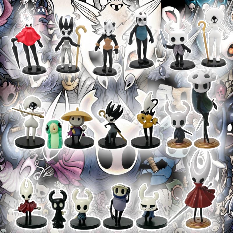Набор Фигурок Hollow Knight Рыцарь Шелковой Песни Хорнет Граб Зоте Квиррел Тень Корнифер Майла Фигурка Милая Аниме Фигурка Модель Игрушка Подарок