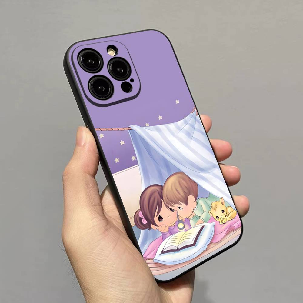 Милый Чехол Для Телефона Precious Moments Для IPhone 17 16 14 15 13 12 11 Pro Max Plus Силиконовый Мягкий Чехол