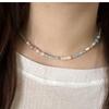 Natural Stone Freshwater Pearl Collar Chain Necklace for Women Elegant Stylish Handmade Beads Necklaces Jewelry Gift