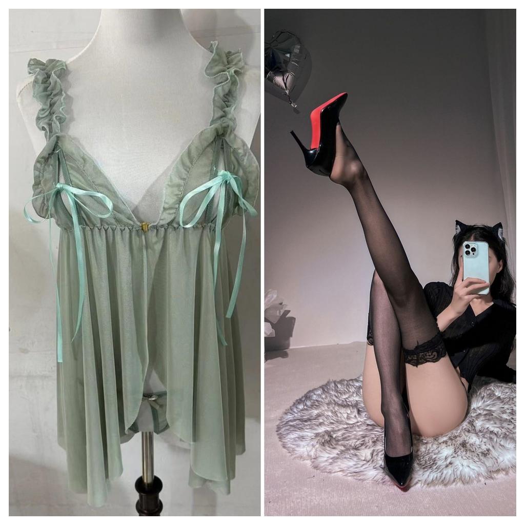 Sexy pajamas women's pure desire lace ice silk underwear mood high-end suspender nightdress 2026 new loungewear