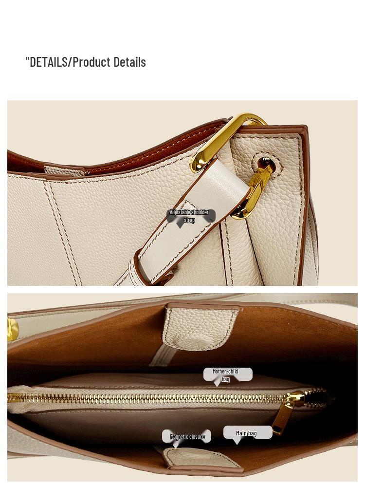 2024 Женская сумка-седло из мягкой кожи - Модная, Легкая роскошь, Кроссбоди и На плечо