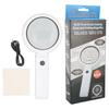 Handheld LED Magnifying Glass Foldable Adjustable 22X 10X Magnifying Glass with Light Stand for