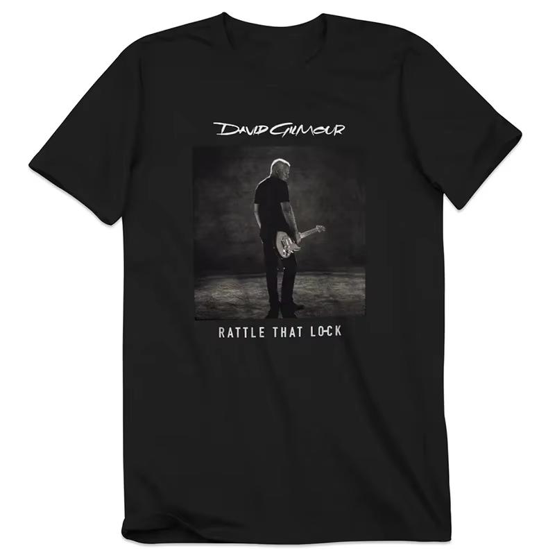 Men and women Harajuku streetwear hiphop fashion cotton top summer new Tshirt David Gilmour poster printed Tshirt