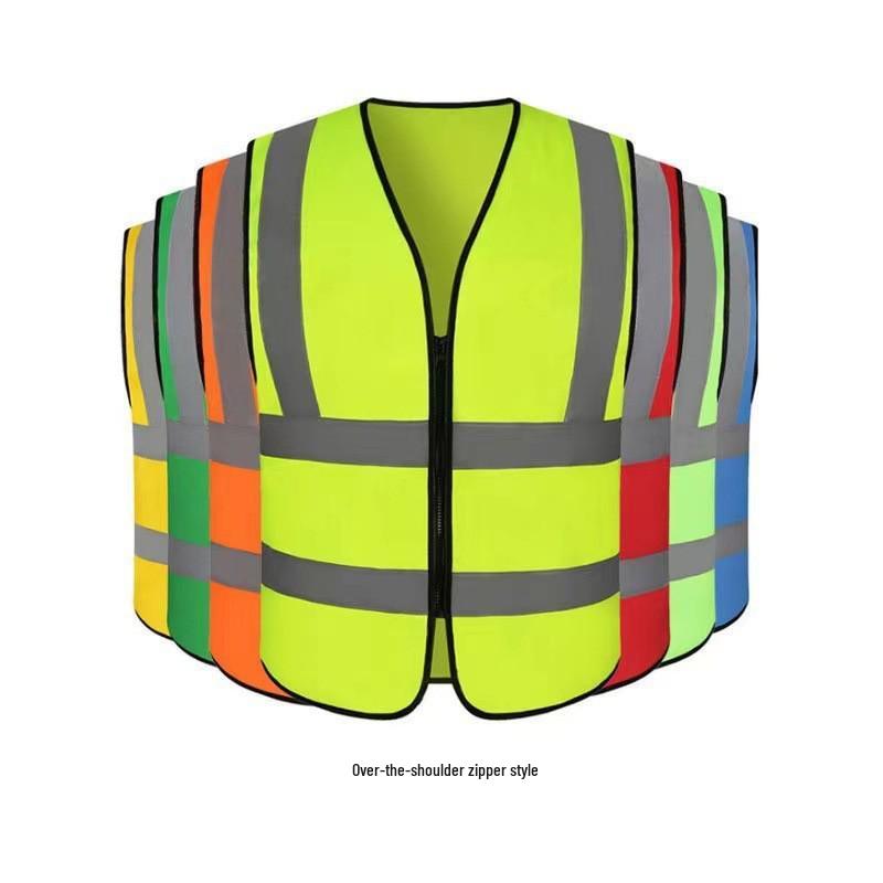 LED Reflective Safety Vest for Construction, Sanitation, and Night Riding