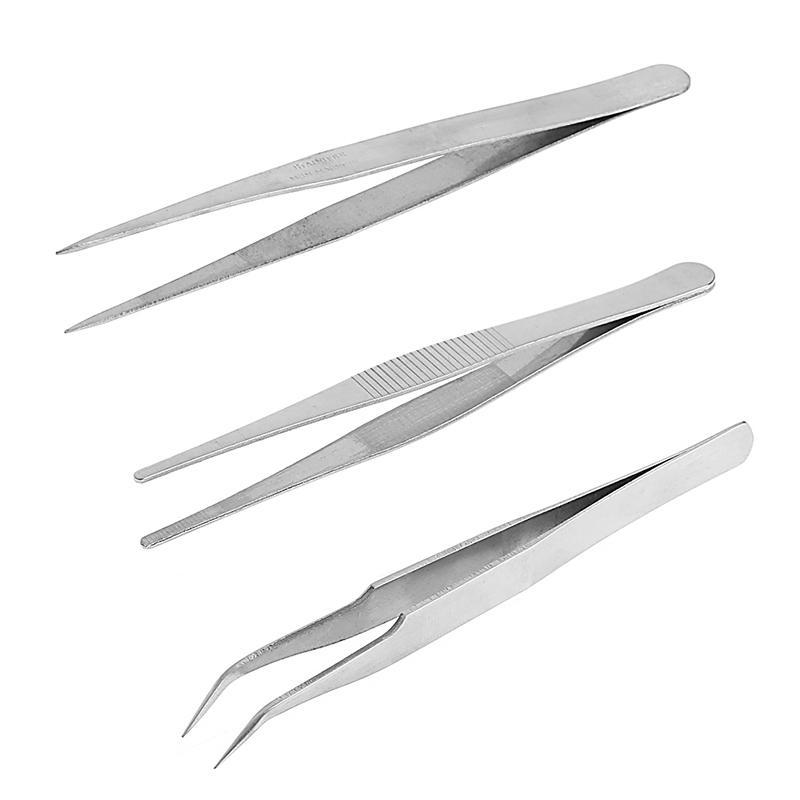 3Pcs Rep Mounting Tool Set Electronic Stainless Steel Tweezers top sale