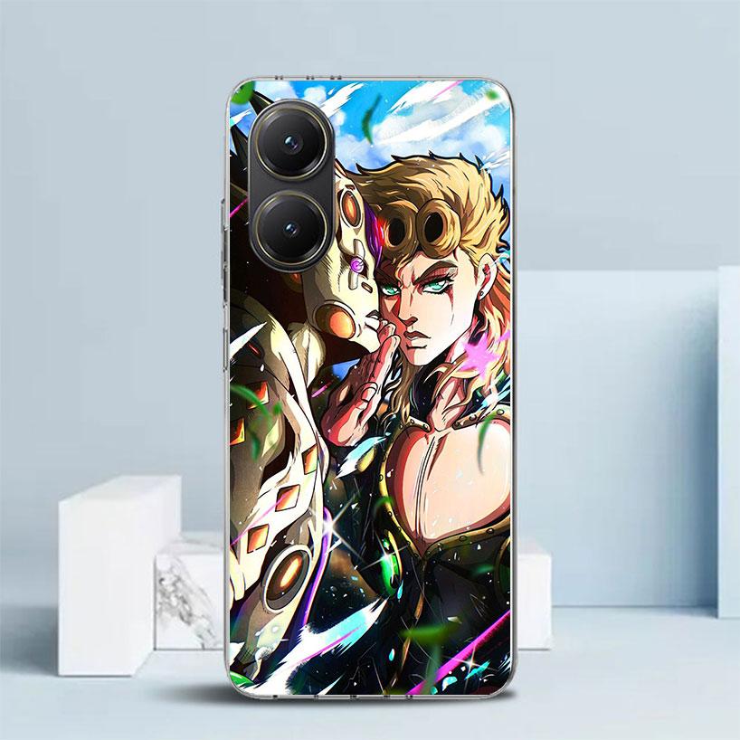JoJo Adventure Джорно Джованна Мягкий чехол для Xiaomi Poco F7 Ultra X7 X6 X5 Pro M7 Чехол для телефона Redmi 15 15C 13 13C 12 12C 10 10C