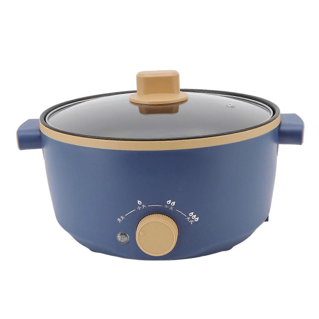 800W Electric Cooker 2.5L 3 Speed Control Single Layer Multifunctional Electric Pot Cooker US Plug 110V