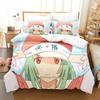 Комплект постельного белья Bakemonogatari Single Twin Full Queen King Size Bed Set Adult Kid Bedroom Duvetcover Sets Anime Bed Sheet Set