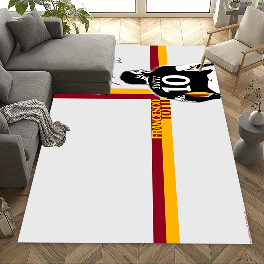 Dynamic Soccer Player Action Carpet Perfect for Outdoor Dining Room Foyer Balcony Anti-slip Rug Office home decor Perfect Gift for Friends & Family