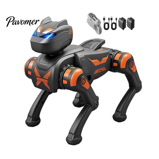 Programmable Electronic Dog Toy Remote Control Robot Toy, Voice Smart Electric Educational Puppy Interactive RC Mechanical for Toddlers Boys Girls