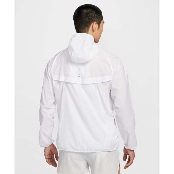 Nike Водоотталкивающая куртка с капюшоном на молнии с длинными рукавами Stride Мужские куртки Белый HV4549100