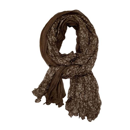 Ladies Shawl Scarf Floral Print Versatile Comfortable Bright Color Shawl Wrap Soft-textured Winter Accessory