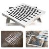Multi-Hole Drain Cover Stainless Steel Drain Cover Wet Area Stability Efficient Drainage Solution Heavy-Duty Construction