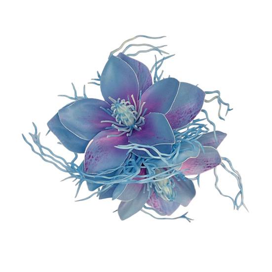 Заколка для волос в пляжном стиле, гавайский, богемный, цветочный аксессуар для волос, универсальный дизайн, удобный боковой зажим для волос