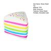 Simulated Cake Squeeze Toy Anxiety Relief Slow Rising Rainbow Cake Stress Toy Portable Fake Food Decompression Tools