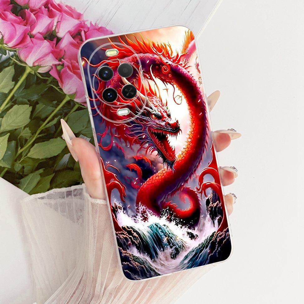 Прозрачный чехол для Huawei Nova 15 Чехол Милый Кот Мода Бабочка Роскошный Расписной Корпус Для Huawei Nova15 PSN-AL00