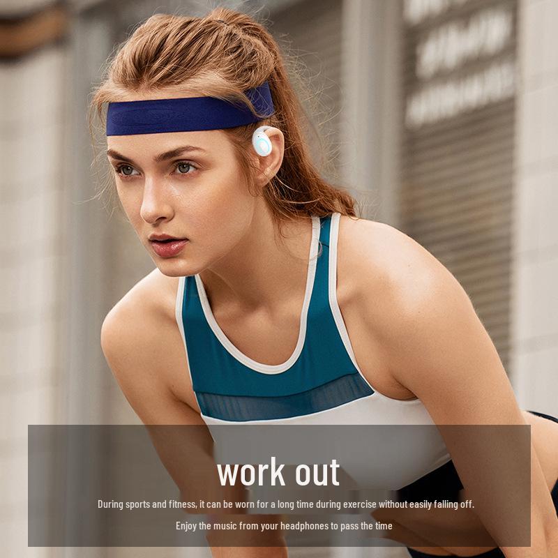 Новый стиль костной проводимости Bluetooth 5.3 Спортивные наушники-вкладыши с ультрадолгим временем работы от аккумулятора