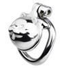FRRK Metal Male Chastity Cage for Men Sex Bondage Cock Penis Fetish BDSM Sex Toys With Anal Plug Prostate Massage Wand
