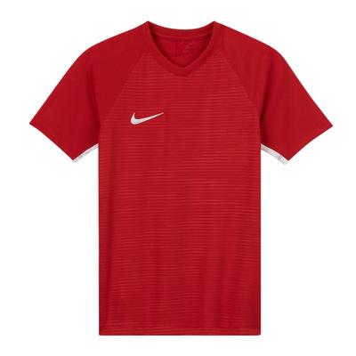 Пуловер Dri-Fit с V-образным вырезом, удобный, свободный, с коротким рукавом, детские топы 894111-657