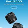 VILTROX 40mm F2.5 Фикс-объектив для полнокадровых беззеркальных камер (FE/Z Mount) с автофокусом и большой диафрагмой