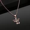 Devotional Durga Ma Rose Gold Plated Austrian Crystal Pendant for Women