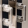 Suction Cup Glass Door Handle Easy Installation No Drilling Required Waterproof for Smooth Surfaces